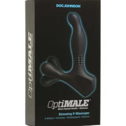 Doc Johnson - OptiMALE P-Masseur avec Rimming - Noir