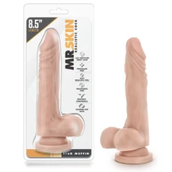 Dr. Skin - Godemiché réaliste avec ventouse 21,59 cm - Beige