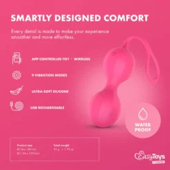 EasyConnect - Boules de Kegel vibrantes Stella contrôlées par application