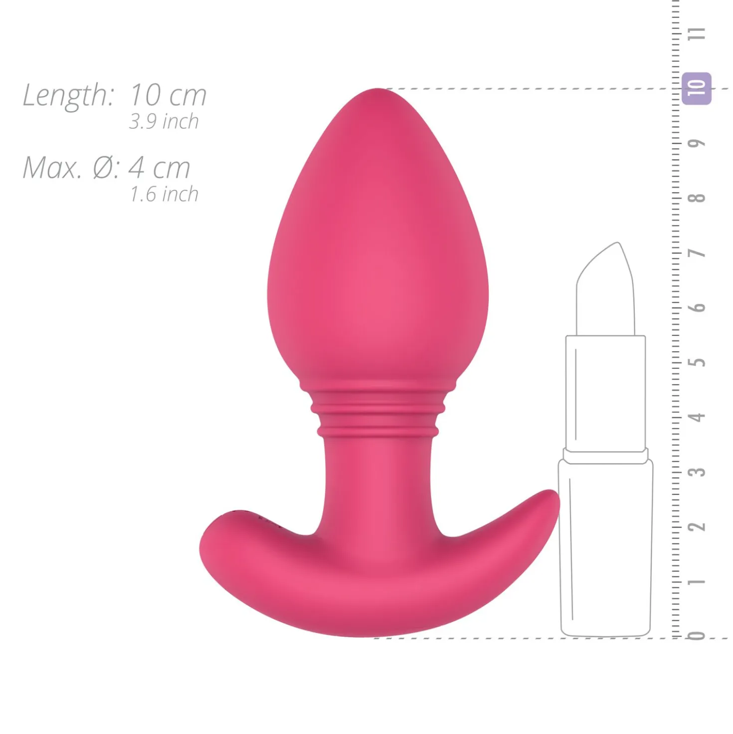 EasyConnect - Plug anal vibrant Axel contrôlé par application
