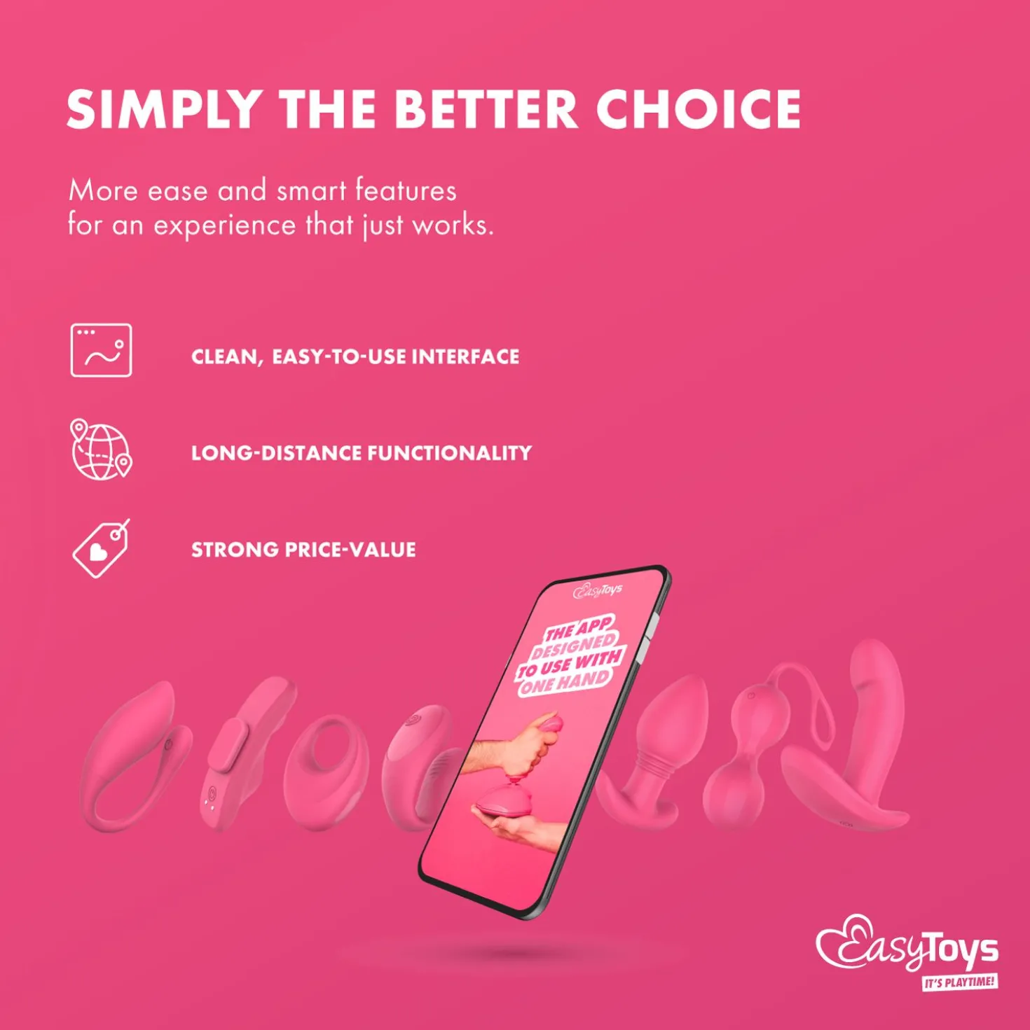 EasyConnect - Plug anal vibrant Axel contrôlé par application