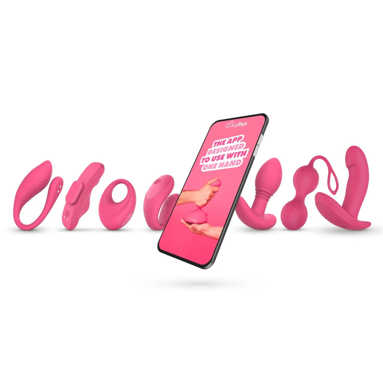 EasyConnect - Œuf vibrant connecté "Aria" - Rose