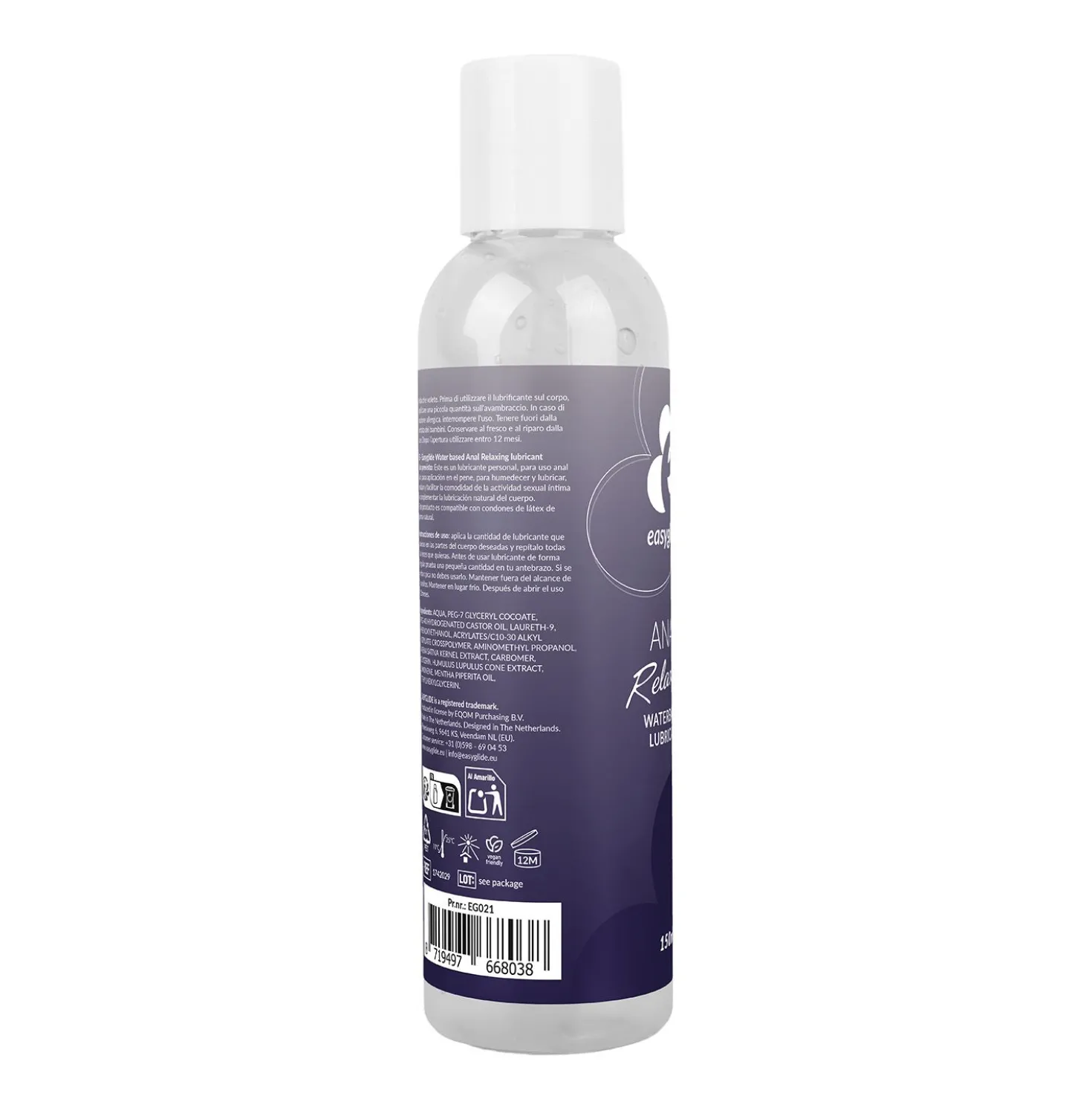 EasyGlide - Lubrifiant anal relaxant - 150 ml