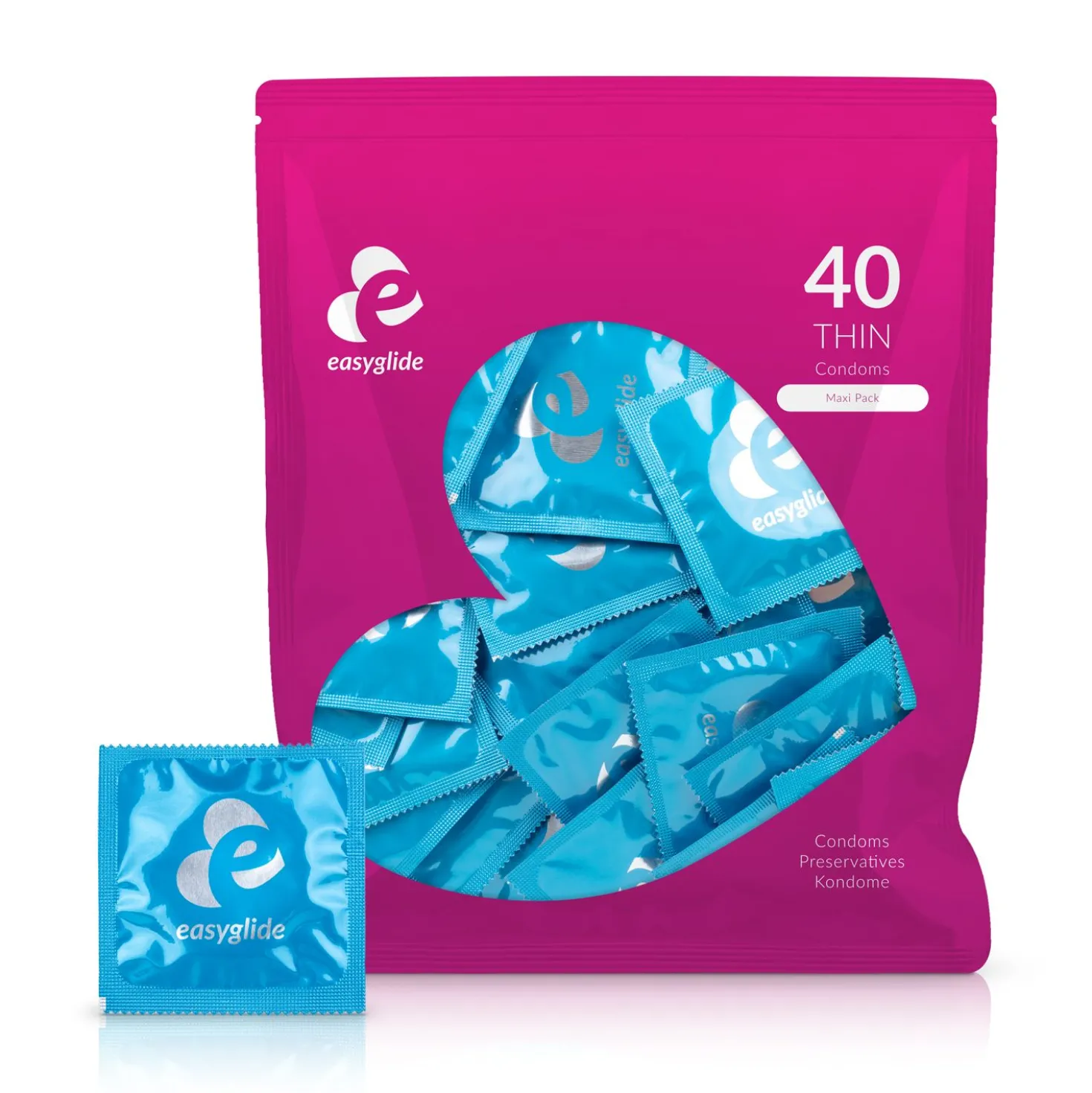 EasyGlide - Préservatifs extra fins - 40 pièces