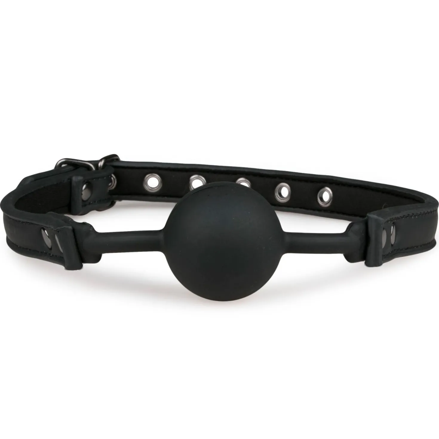 Easytoys Fetish - Bâillon avec balle en silicone - Noir