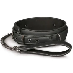 Easytoys Fetish - Collier fétichiste avec laisse - Noir
