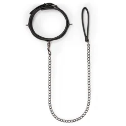 Easytoys Fetish - Collier fétichiste avec laisse - Noir