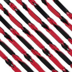 Easytoys Fetish - Flogger 64 cm - Rouge et Noir