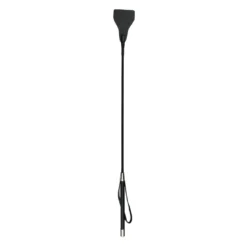 EasyToys - Fetish Fouet Long en Cuir - Noir