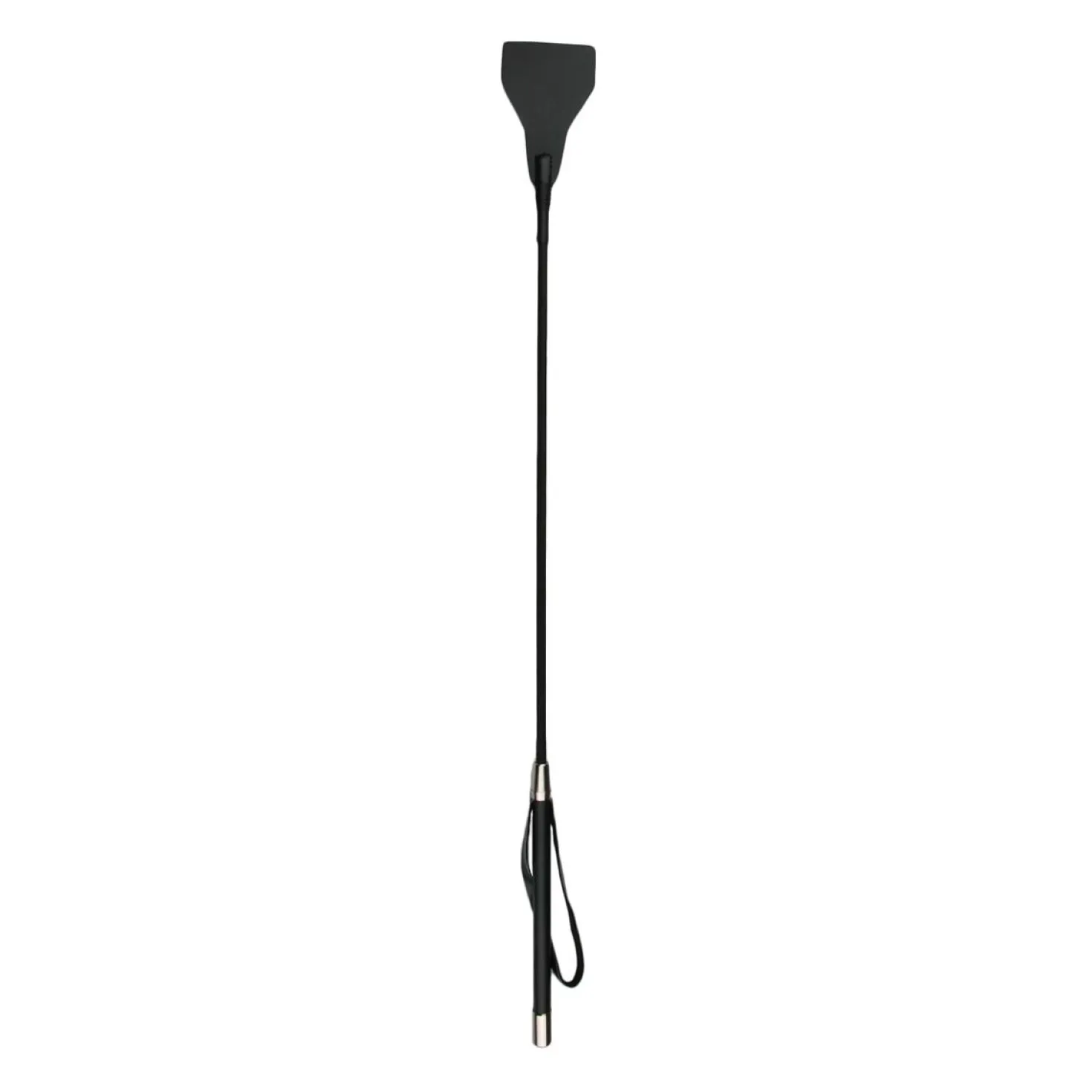 EasyToys - Fetish Fouet Long en Cuir - Noir