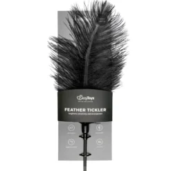 Easytoys Fetish - Fouet à plumes noir