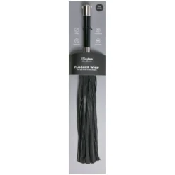 Easytoys Fetish - Martinet long avec poignée en métal