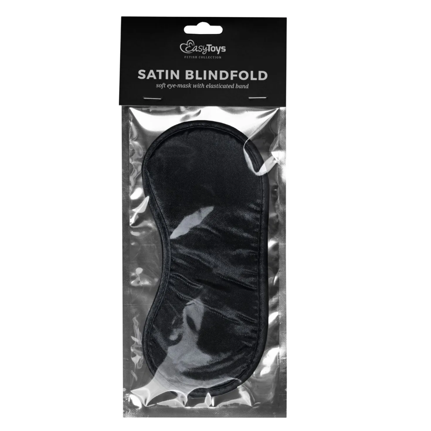 Easytoys Fetish - Masque pour les yeux en satin - Noir