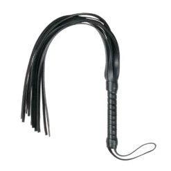 Easytoys Fetish - Petit martinet en cuir - Noir