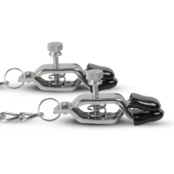 Easytoys Fetish - Pinces à tétons grandes avec chaîne