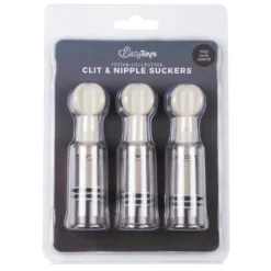 Easytoys Fetish - Ventouses pour clitoris et tétons - 3 pièces