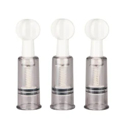 Easytoys Fetish - Ventouses pour clitoris et tétons - 3 pièces