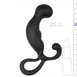 EasyToys - Gode de prostate courbé - Noir