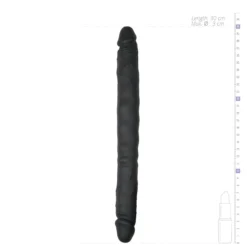 EasyToys - Godemichet à double extrémité de 30 cm - Noir