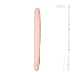 EasyToys - Godemichet à double extrémité de 30 cm - Beige