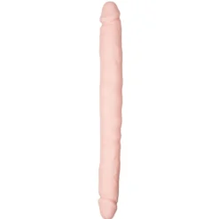 EasyToys - Gode réaliste à double extrémité - Beige