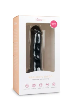EasyToys - Gode très réaliste 15,5 cm - Noir