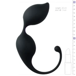 EasyToys - Loveballs coniques courbées - Noir