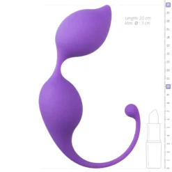 EasyToys - Loveballs coniques courbées - Violet