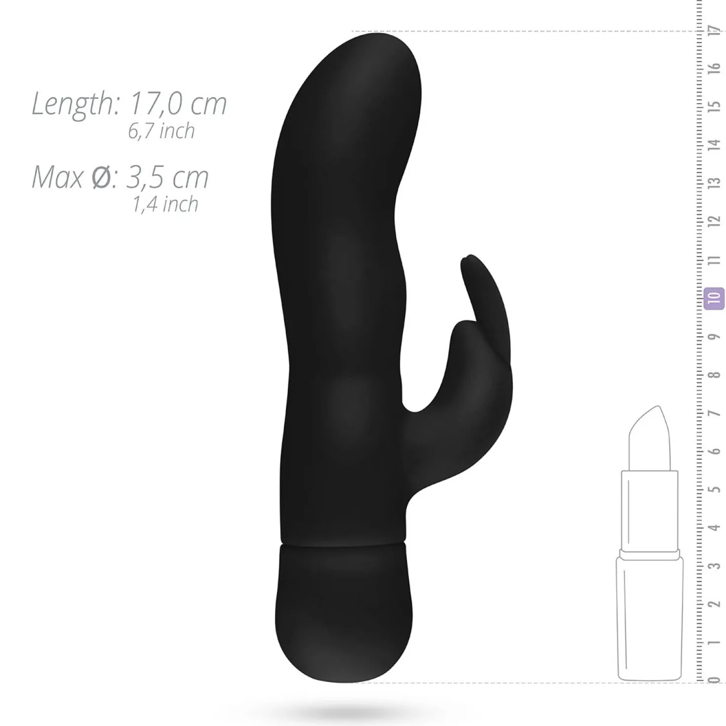 EasyToys - Mad Rabbit - Vibromasseur Rabbit - Noir