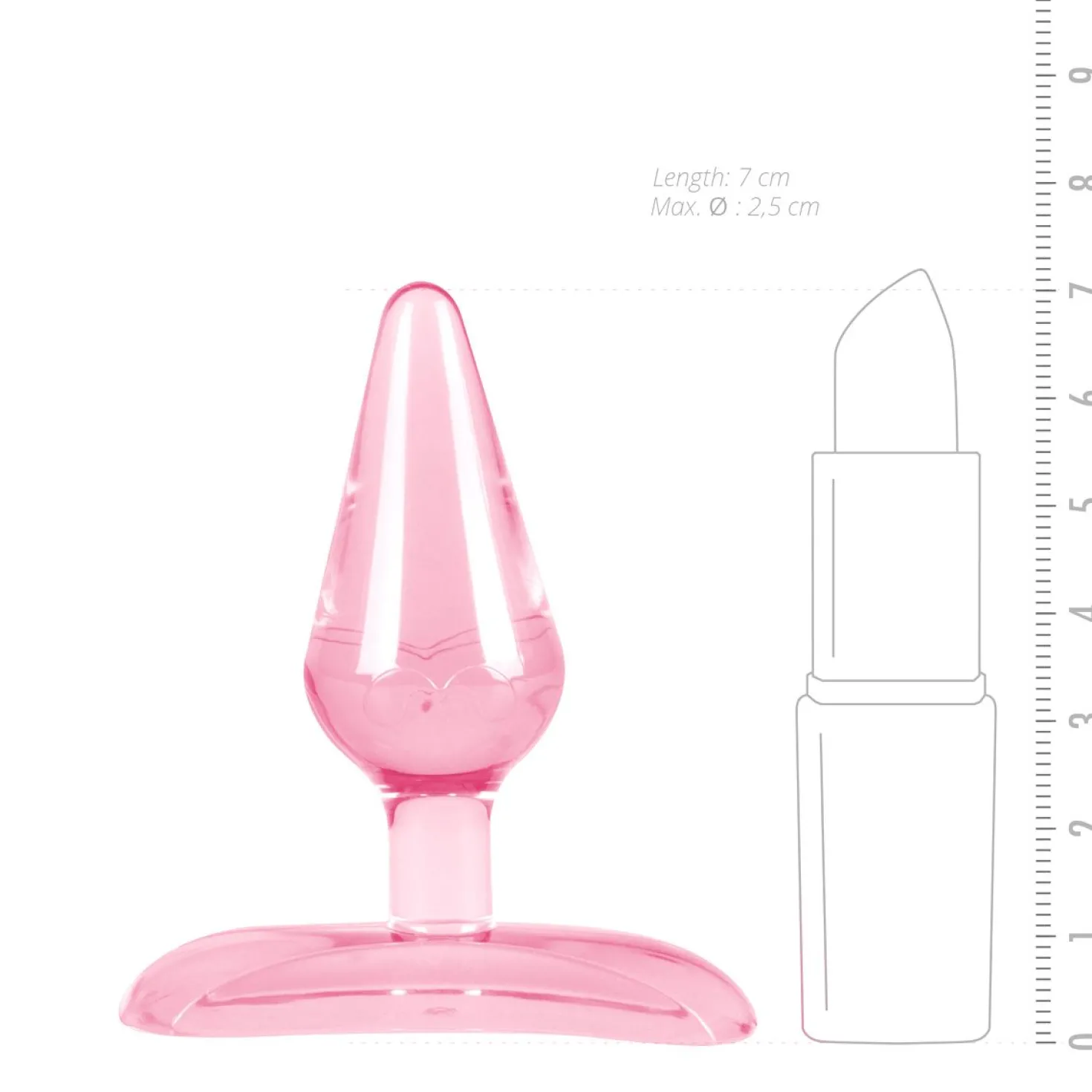 EasyToys - Mini plug anal - Rose