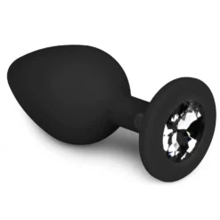 EasyToys - Plug à diamant taille M - Noir