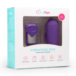 EasyToys - Œuf vibrant avec commande à distance - Violet