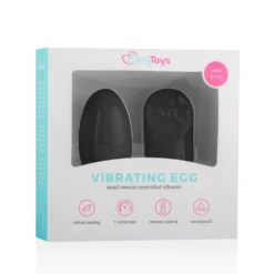 EasyToys - Œuf Vibrant avec télécommande - Noir
