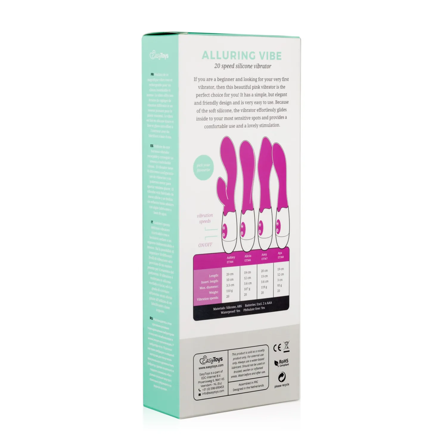 EasyToys - Vibromasseur "Blossom" - Rose