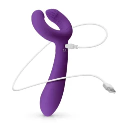 EasyToys - Vibromasseur pour couples - Violet
