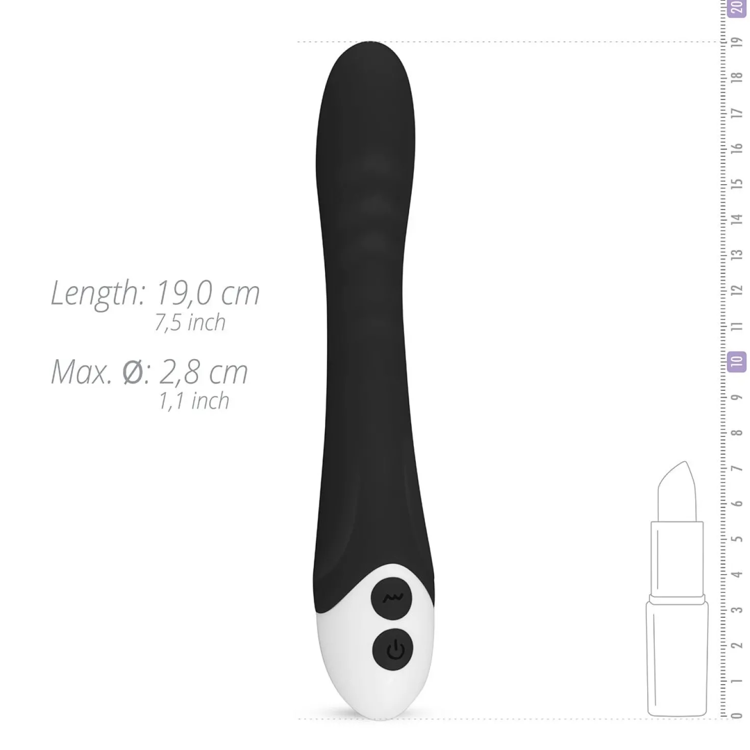 EasyToys - Vibro point G - Noir