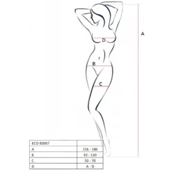 ECO Passion - BS007 Bodystocking - Blanc