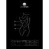 Ensemble 2 pièces avec soutien-gorge et jarretelles noir