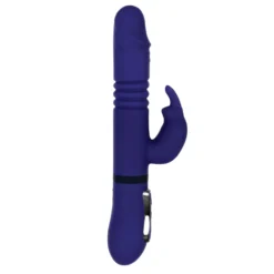Evolved - Vibromasseur Lapin Tout en Un - Bleu Royal