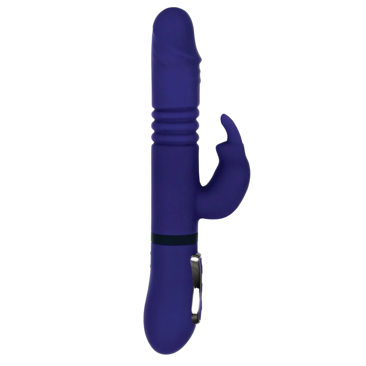 Evolved - Vibromasseur Lapin Tout en Un - Bleu Royal