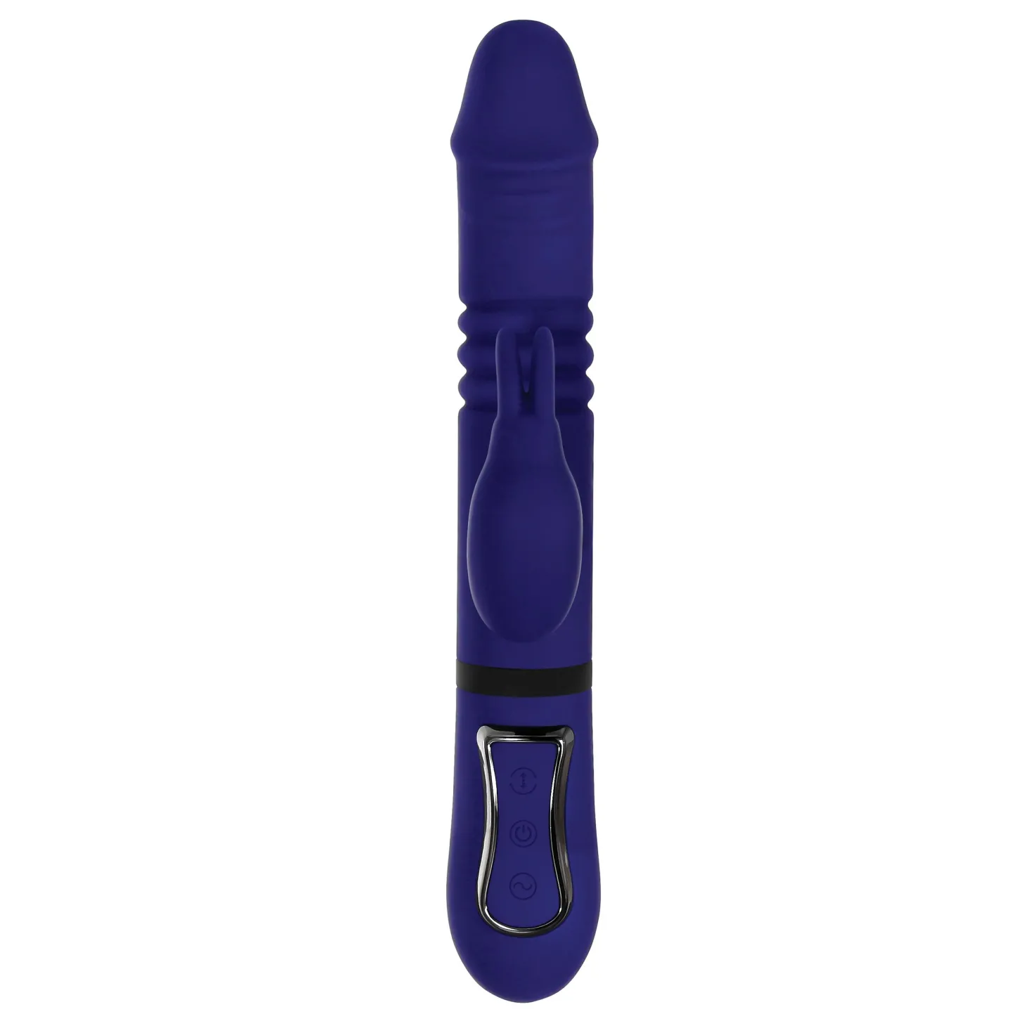 Evolved - Vibromasseur Lapin Tout en Un - Bleu Royal