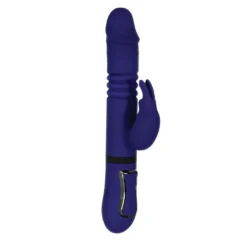 Evolved - Vibromasseur Lapin Tout en Un - Bleu Royal
