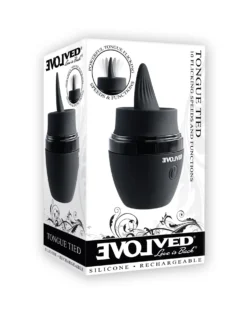 Evolved - Vibromasseur Tongue Tied - Noir