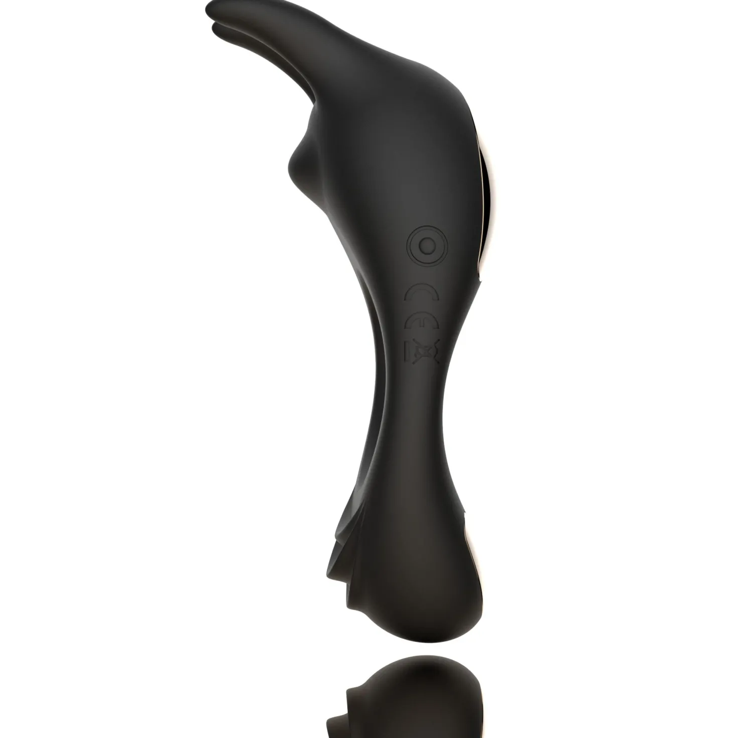 FeelzToys - Zeus Dual Vibe Cock Ring Black