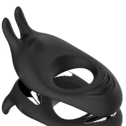 FeelzToys - Zeus Dual Vibe Cock Ring Black