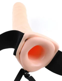 Fetish Fantasy Series Gode-ceinture Hollow Strap-on 8'' Beige