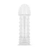 Gaine à penis à Côtes - Transparent