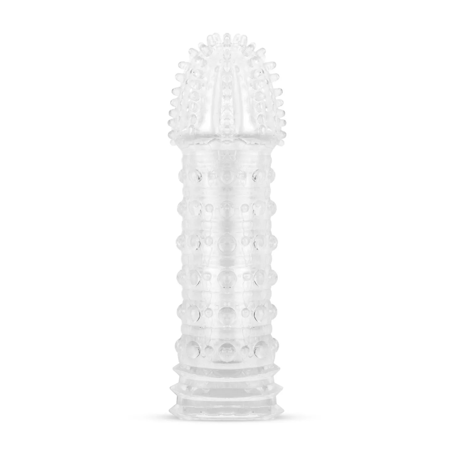 Gaine à penis à Côtes - Transparent