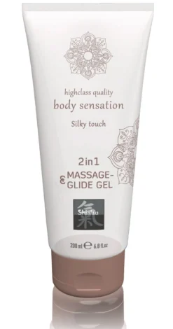 Gel de massage et glisse 2 en 1 - Toucher soyeux