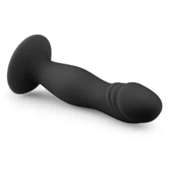 Gode de couleur noire en silicone avec ventouse